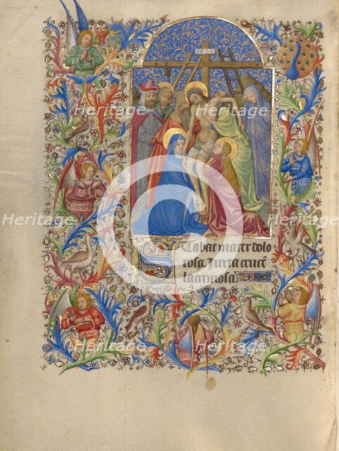 The Deposition; Book of Hours, about 1420. Creator: Spitz Master.