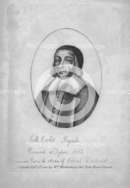 'Coll. Corbet. Regicide', (1810).  Creator: Unknown.