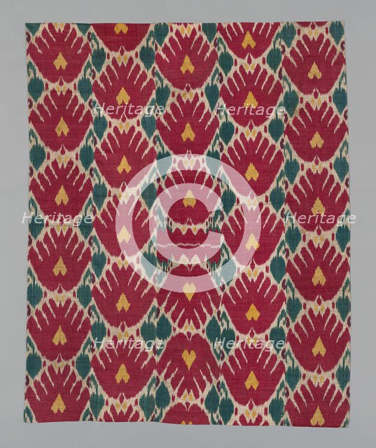 Wall Hanging Composed of Five Panels, Uzbekistan, 1850/75. Creator: Unknown.