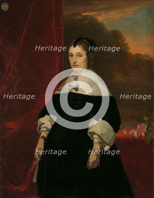 Machteld Bas (d 1681). Wife of Abraham de Visscher, 1667-1672. Creator: Jacob Adriaensz. Backer.