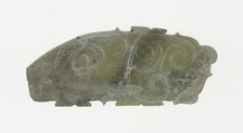 Plaque with Dragon Design, Western Zhou period, 11th/10th century B.C. Creator: Unknown.