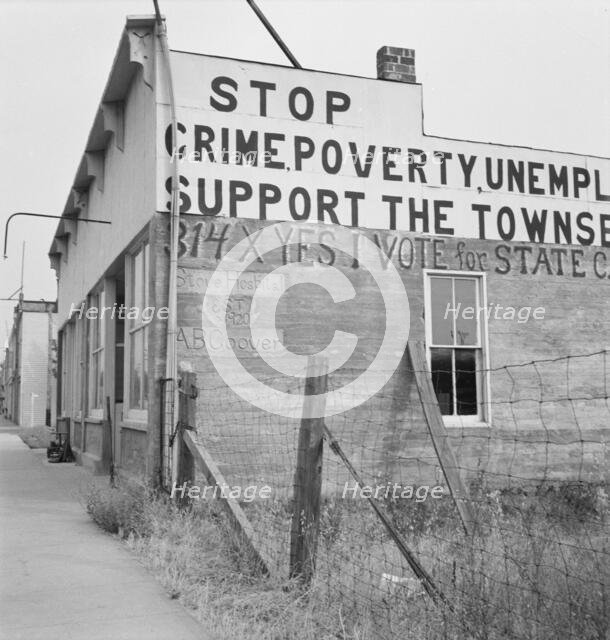 'Panaceas for poor people', Salem, Oregon, 1939. Creator: Dorothea Lange.