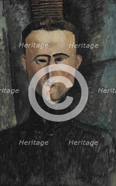 Portrait of the painter André Rouveyre, 1915. Creator: Modigliani, Amedeo (1884-1920).
