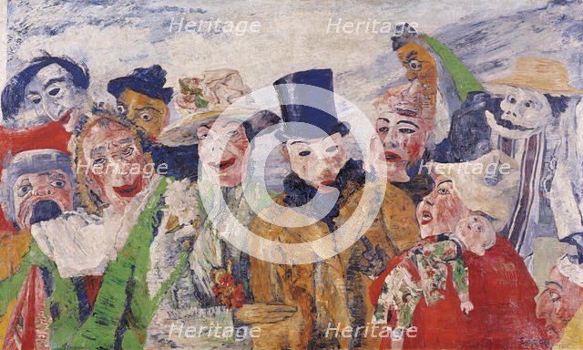 The Intrigue, 1890. Artist: Ensor, James (1860-1949)