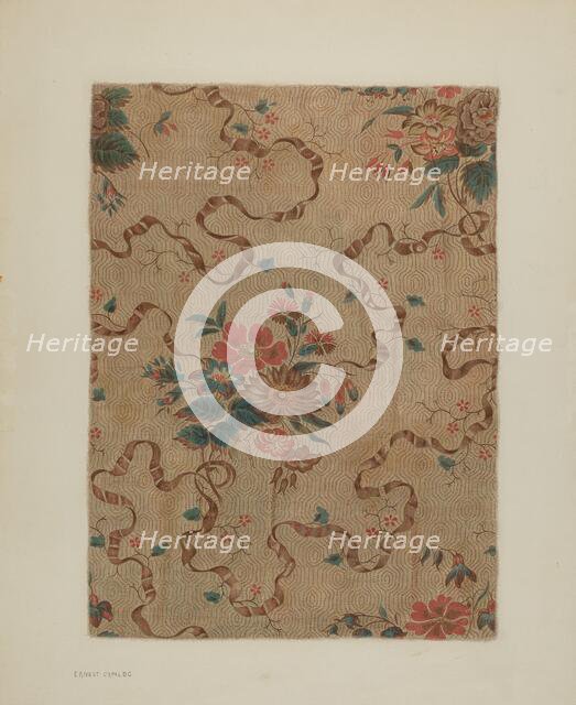 Printed Cotton, c. 1940. Creator: Ernest Capaldo.