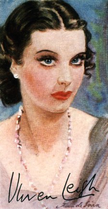 Vivien Leigh, (1913-1967), English actress of the theatre and cinema, 20th century. Artist: Unknown