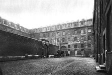 Courtyard of Saint Lazare women's prison, Paris, 1931.Artist: Ernest Flammarion