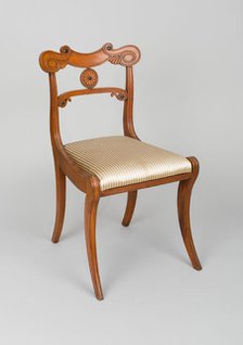 Side Chair (one of two), England, c. 1820. Creator: Unknown.