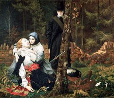 'The Wounded Cavalier', 1855. Artist: William Shakespeare Burton
