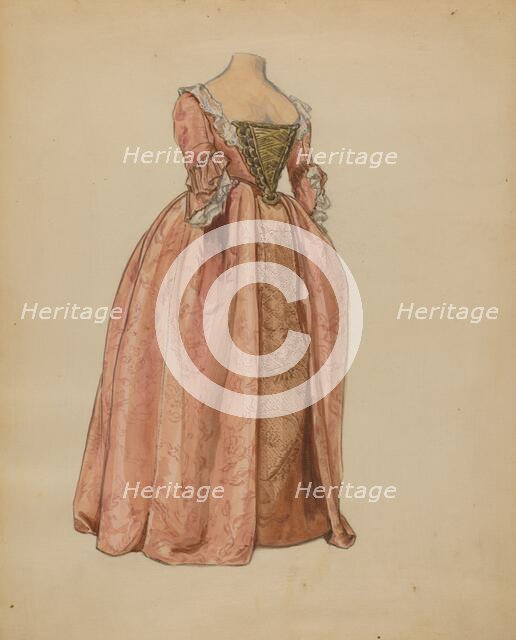 Dress, c. 1936. Creator: Jean Gordon.