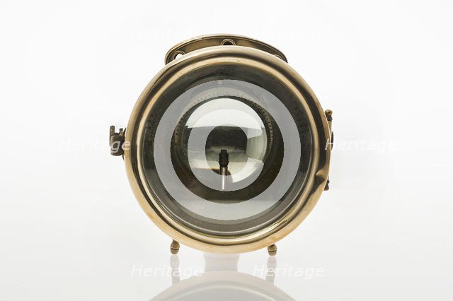 Acetylene gas headlamp from 1904 Daimler. Creator: Unknown.