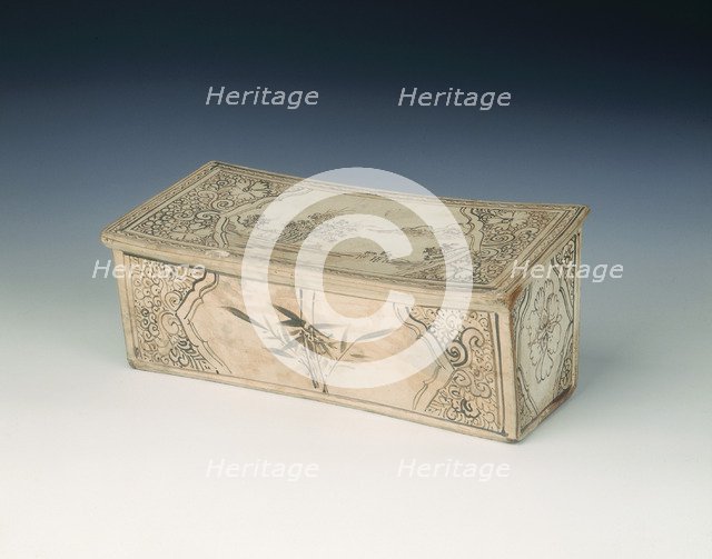 Zhang family Cizhou pillow, Jin dynasty, China, 1115-1234. Artist: Unknown