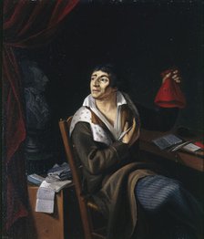 Portrait of Jean-Paul Marat (1743-1793), c. 1793. Creator: Anonymous.