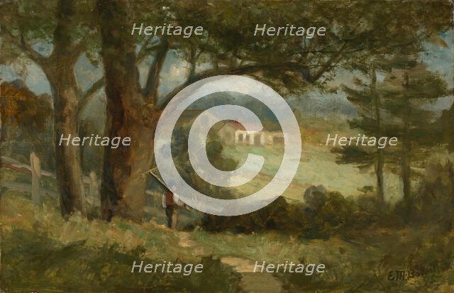 Homeward, 1895. Creator: Edward Mitchell Bannister.