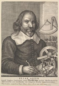Elias Allen, 1666. Creator: Wenceslaus Hollar.