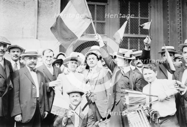 On LA LORRAINE, 1914. Creator: Bain News Service.