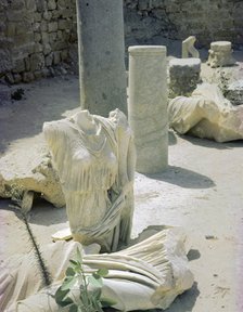 Remains of the Roman town of Caesarea, 1st century. Artist: Unknown