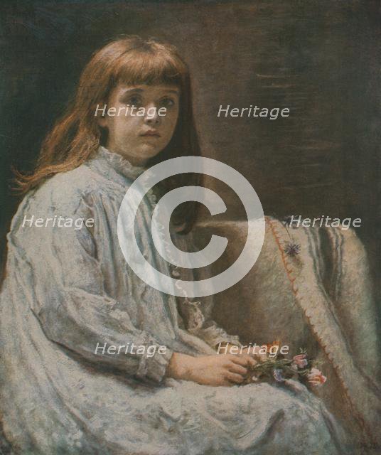 'The Convalescent', 1875, (c1930). Creator: John Everett Millais.