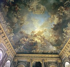 Ceiling of the Salon de Hercules at Versailles, 18th century. Artist: Francois Lemoyne