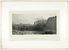 Assault and capture of bastion no. 6, from Souvenirs d’Italie: Expédition de Rome, 1858. Creator: Auguste Raffet.