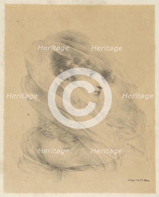 Portrait of Mademoiselle Ledieu, 1820. Creator: Jean-Baptiste Isabey.