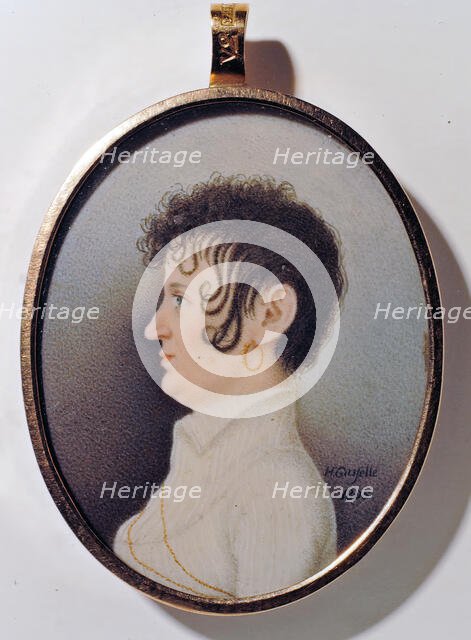 An Unknown Lady, 1805. Creator: Herman Casselle.