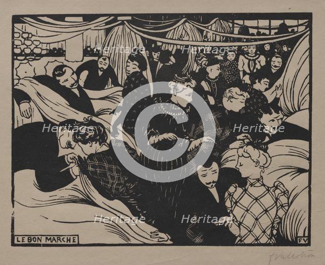 Bon Marché, 1893. Creator: Félix Vallotton (French, 1865-1925).