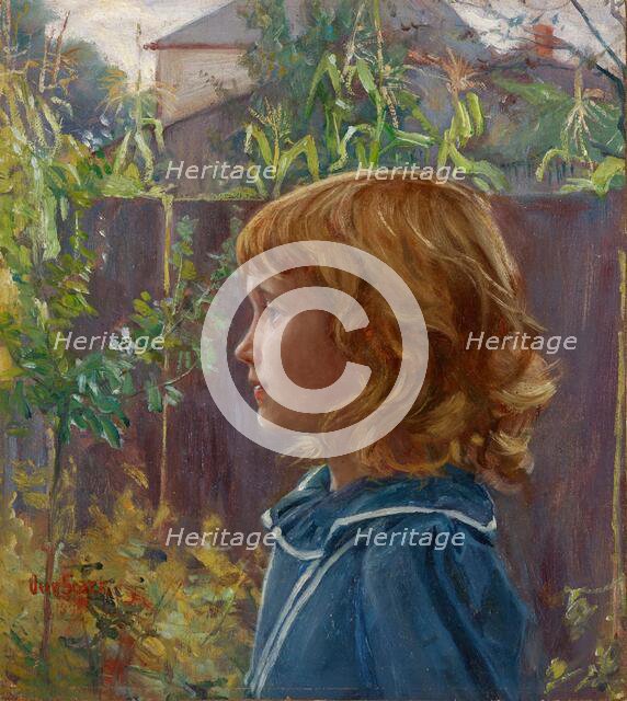 Portrait of a Young Girl, 1898. Creator: Otto Stark.