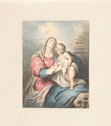 Madonna with child, c.1826-c.1830. Creator: Pieter Christoffel Wonder.