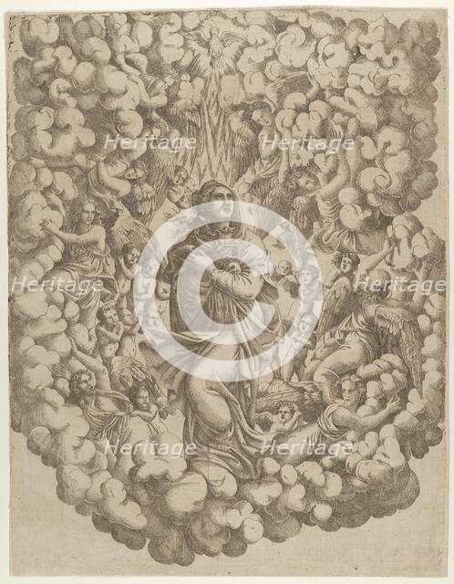 The Assumption of the Virgin, 1540-50. Creator: Master IQV.