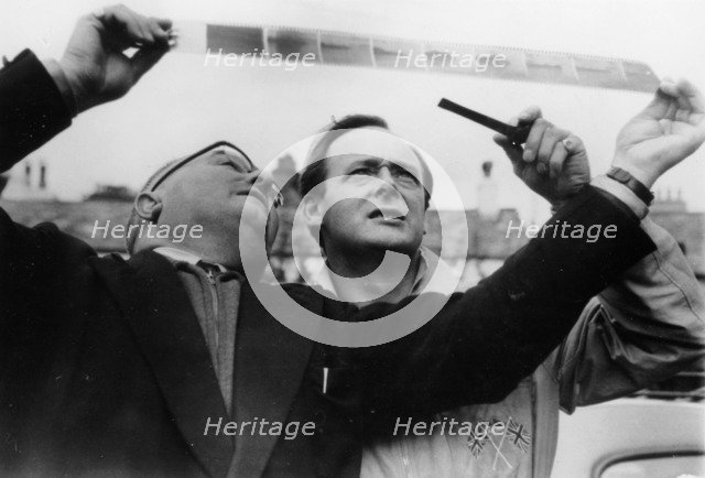 Donald Campbell, possibly at Coniston, 14th October 1958. Artist: Unknown