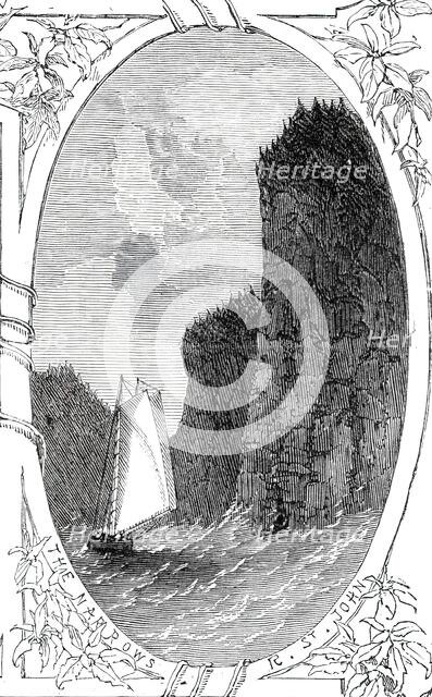 The Narrows, River St. John, 1860. Creator: Smyth.