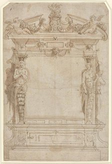 Design for an Architectural Framework, 16th century. Creator: Unknown.