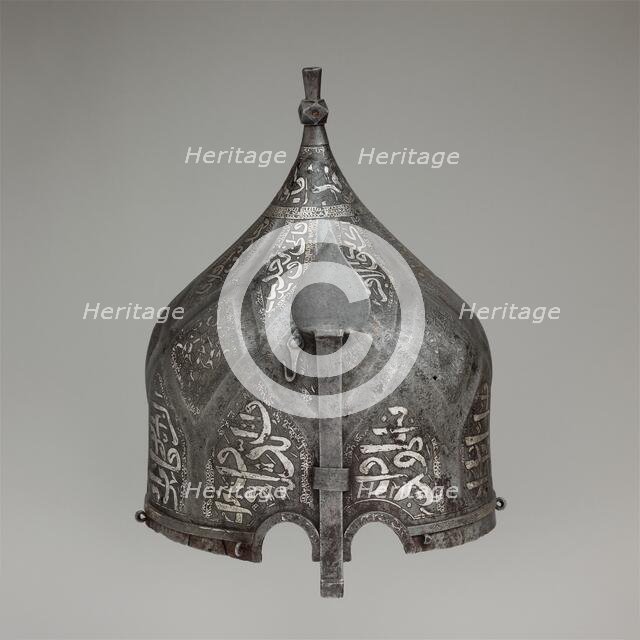 Turban Helmet, Turkish, in the style of Turkman armour, 16th century. Creator: Unknown.
