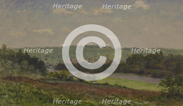 Landscape [at Georgetown], 1892. Creator: Richard Gruelle.