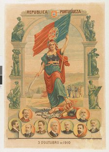 The proclamation of the Portuguese Republic on 5 October 1910, 1910. Creator: Anonymous.