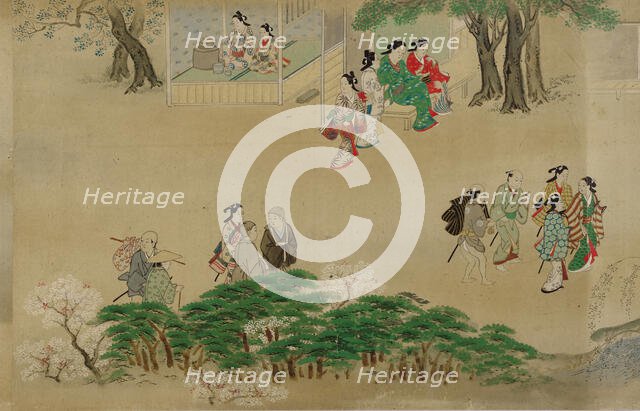 Outdoor pastimes, Edo period, 1615-1868. Creator: Unknown.