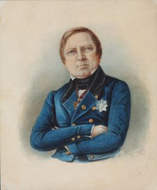 Portrait of the Philosopher Ivan Ivanovich Davydov (1794-1863), 1850.