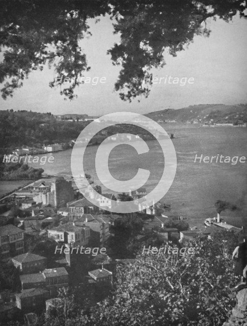 'The Bosphorous - Constantinople in the distance', 1913. Artist: Unknown.