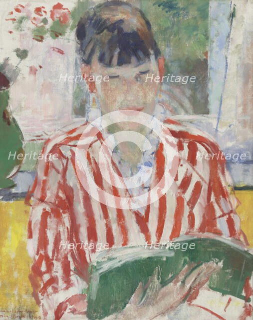 Woman Reading, 1913. Creator: Rik Wouters.