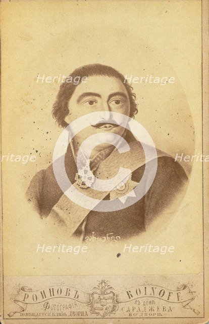 Prince Vakhtang-Almaskhan of Georgia (1761-1814), Second Half of the 19th century. Artist: Roinov (Roinashvili), Alexander Solomonovich, Photo Studio (1846-1898)