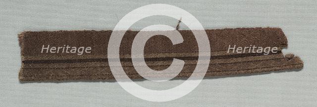 Two Galloon Fragments Mounted Together, late 1000s. Creator: Unknown.