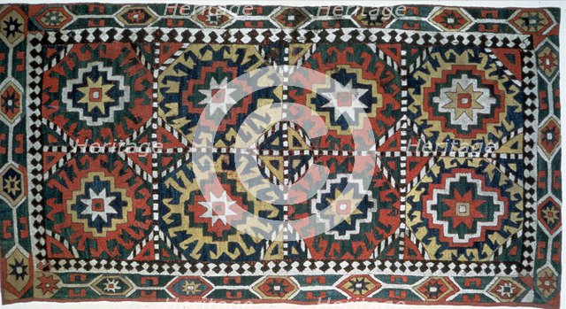 Embroidered cover, Caucasus, 18th century. Artist: Unknown