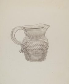 Pitcher, c. 1940. Creator: John Dana.