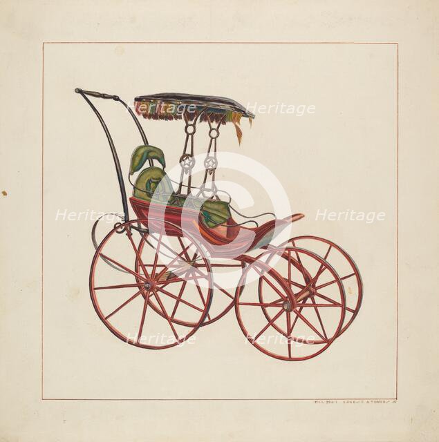 Baby Carriage, c. 1927. Creator: Ernest A Towers Jr.