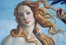'The Birth of Venus' (detail), c1485. Artist: Sandro Botticelli