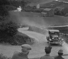Ford of GM Denton competing in the MCC Edinburgh Trial, 1930. Artist: Bill Brunell.