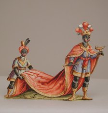Magus with Moorish Attendant, 18th century. Creator: Unknown.