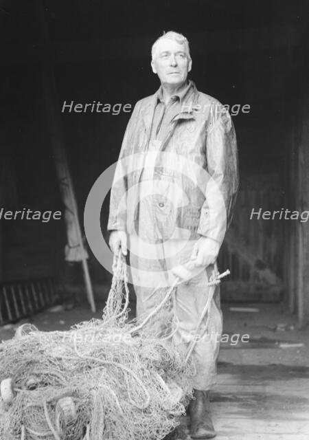 Captain Everett Edwards, portrait photograph, 1933. Creator: Arnold Genthe.