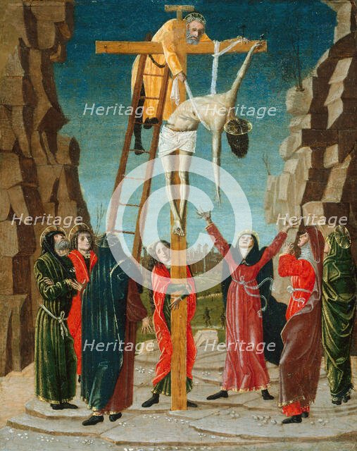 The Descent from the Cross, c. 1485. Creator: Bernardino Butinone.
